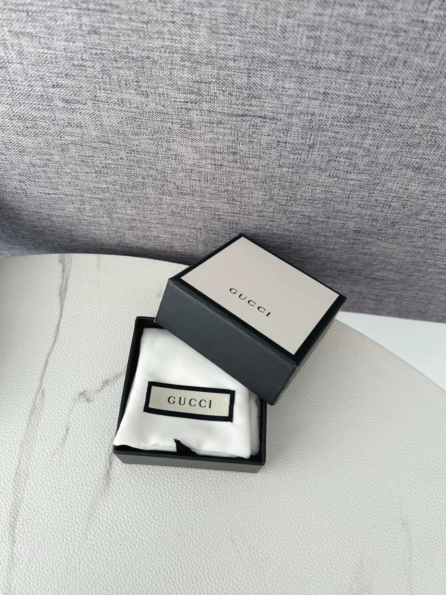 Gucci Gucci 3D GG Cutout Ring 925 Silver Size ONE SIZE - 6 Thumbnail