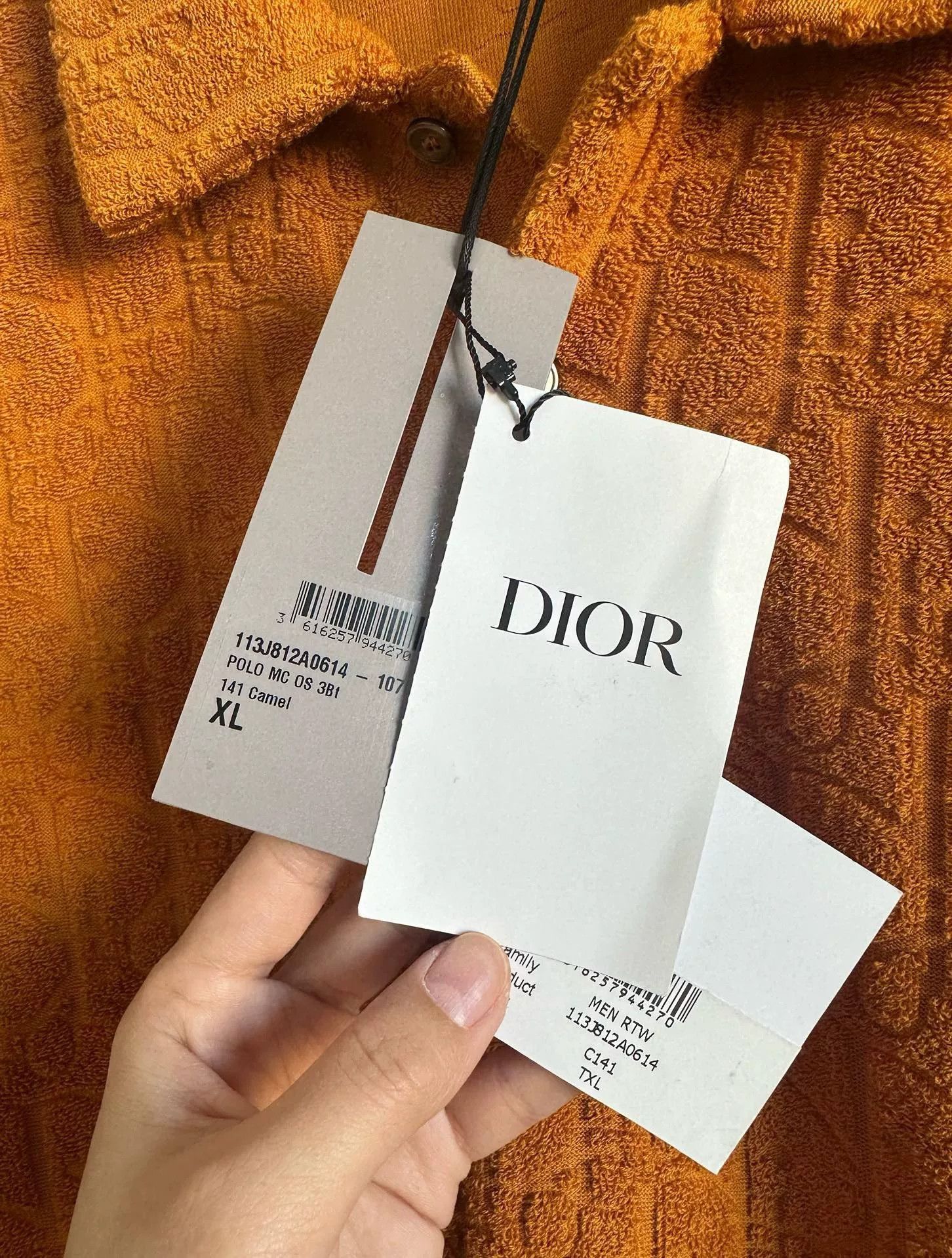 Dior Dior Oblique Jacquard Cotton Polo Size US M / EU 48-50 / 2 - 3 Thumbnail