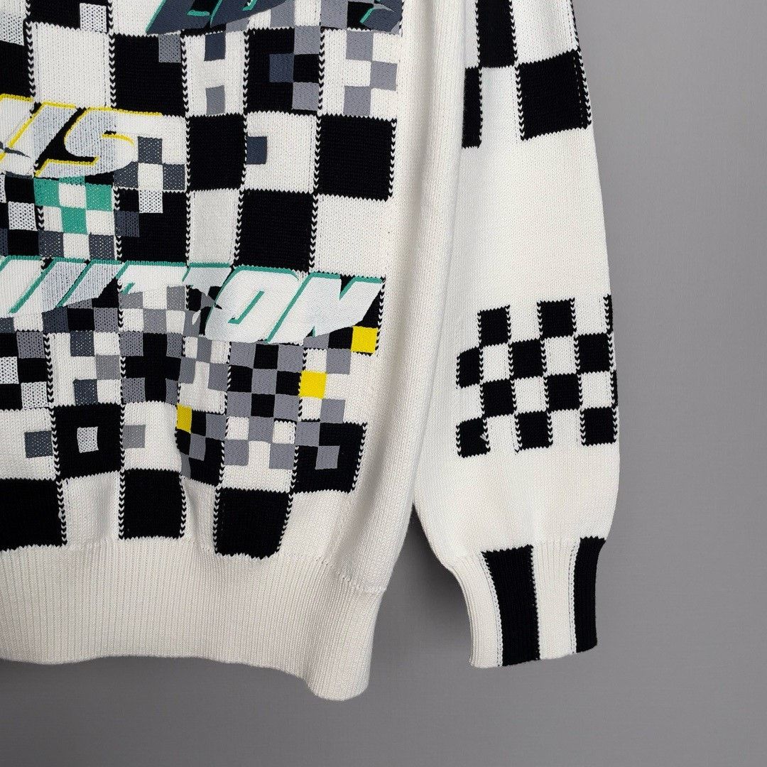 Louis Vuitton LV Racing Checkerboard Crewneck Sweater Size US M / EU 48-50 / 2 - 3 Thumbnail
