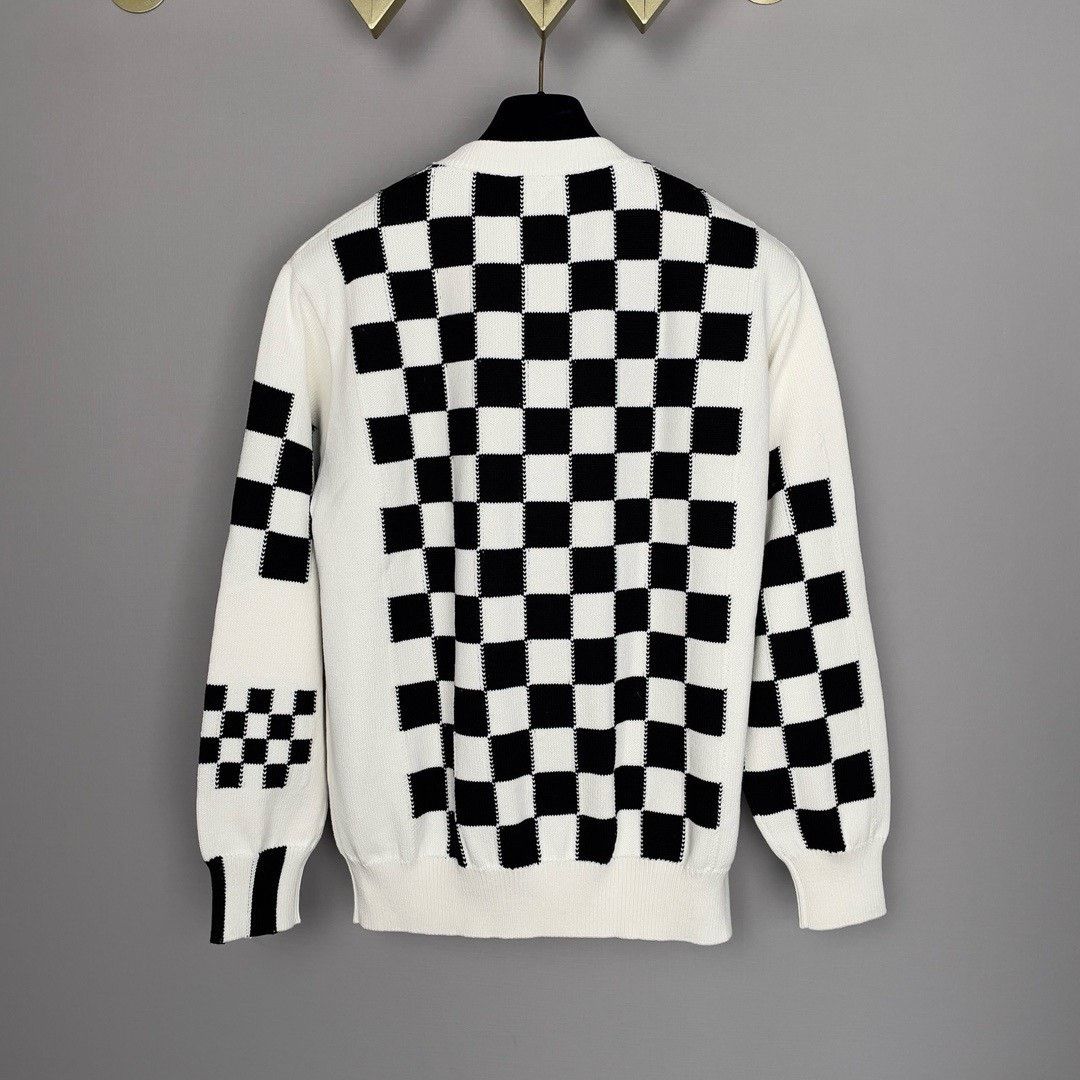 Louis Vuitton LV Racing Checkerboard Crewneck Sweater Size US M / EU 48-50 / 2 - 4 Thumbnail