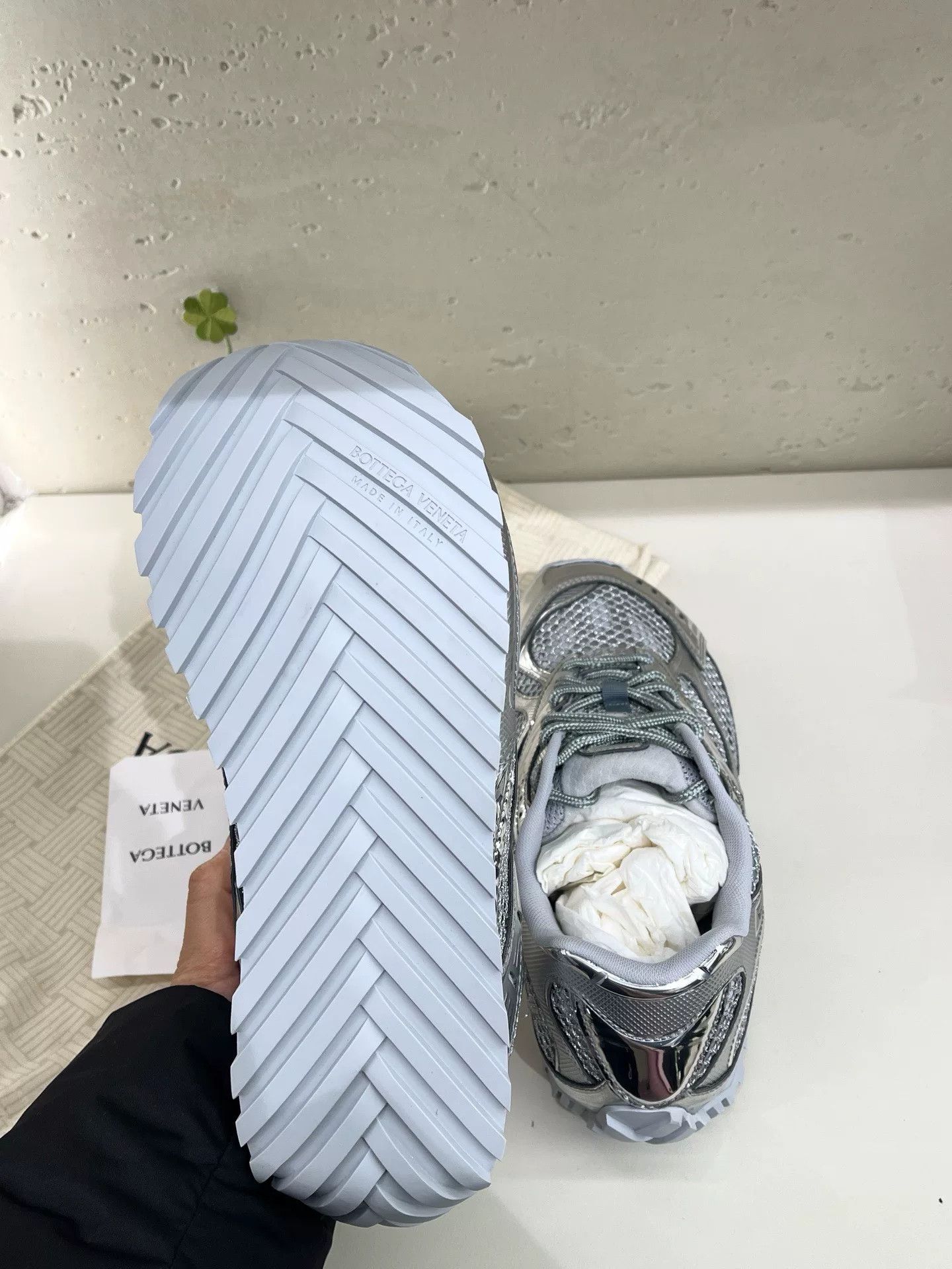 Bottega Veneta BV New Orbit Mesh Sneakers Size US 8 / EU 41 - 4 Thumbnail