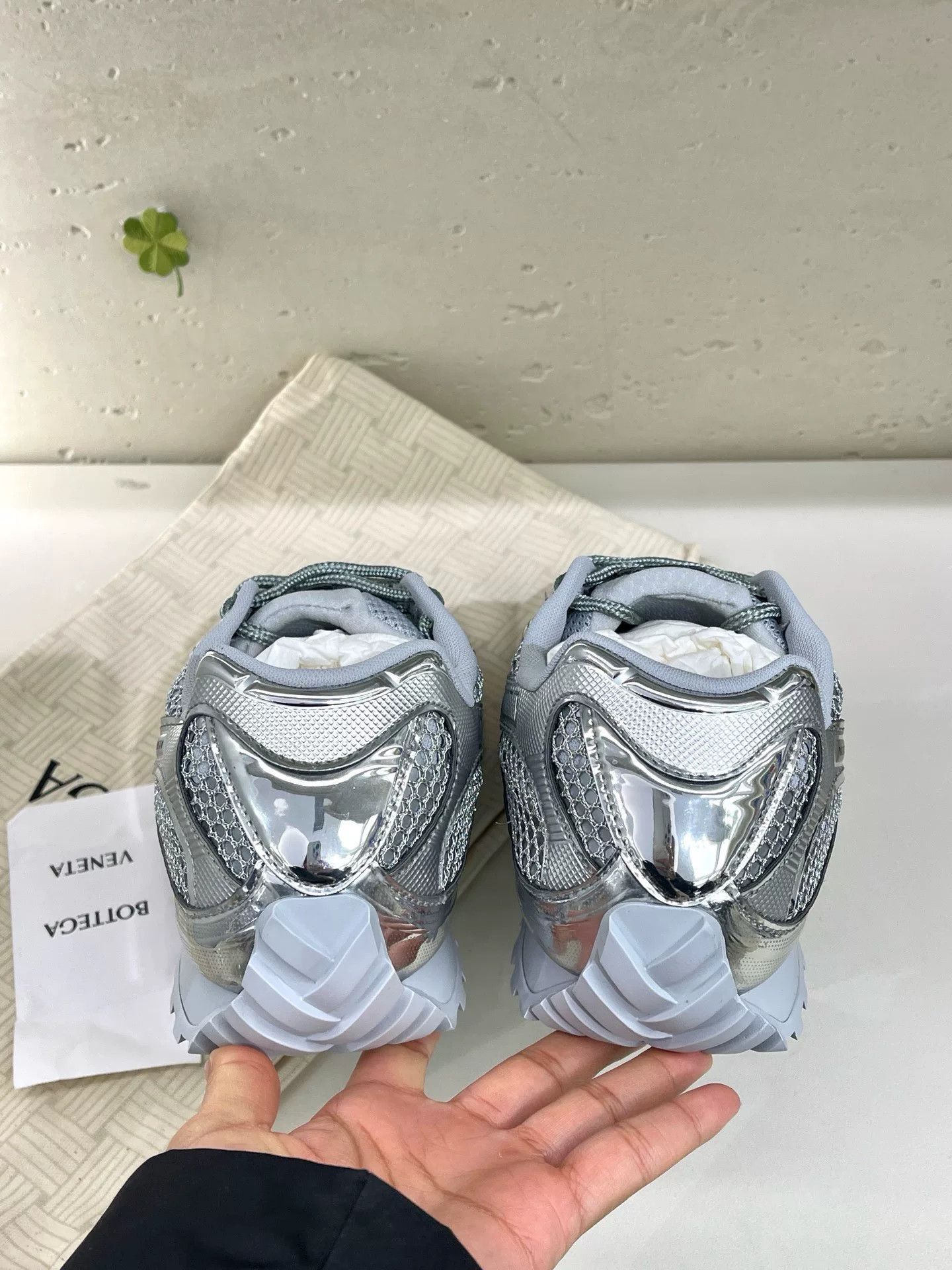 Bottega Veneta BV New Orbit Mesh Sneakers Size US 8 / EU 41 - 3 Thumbnail