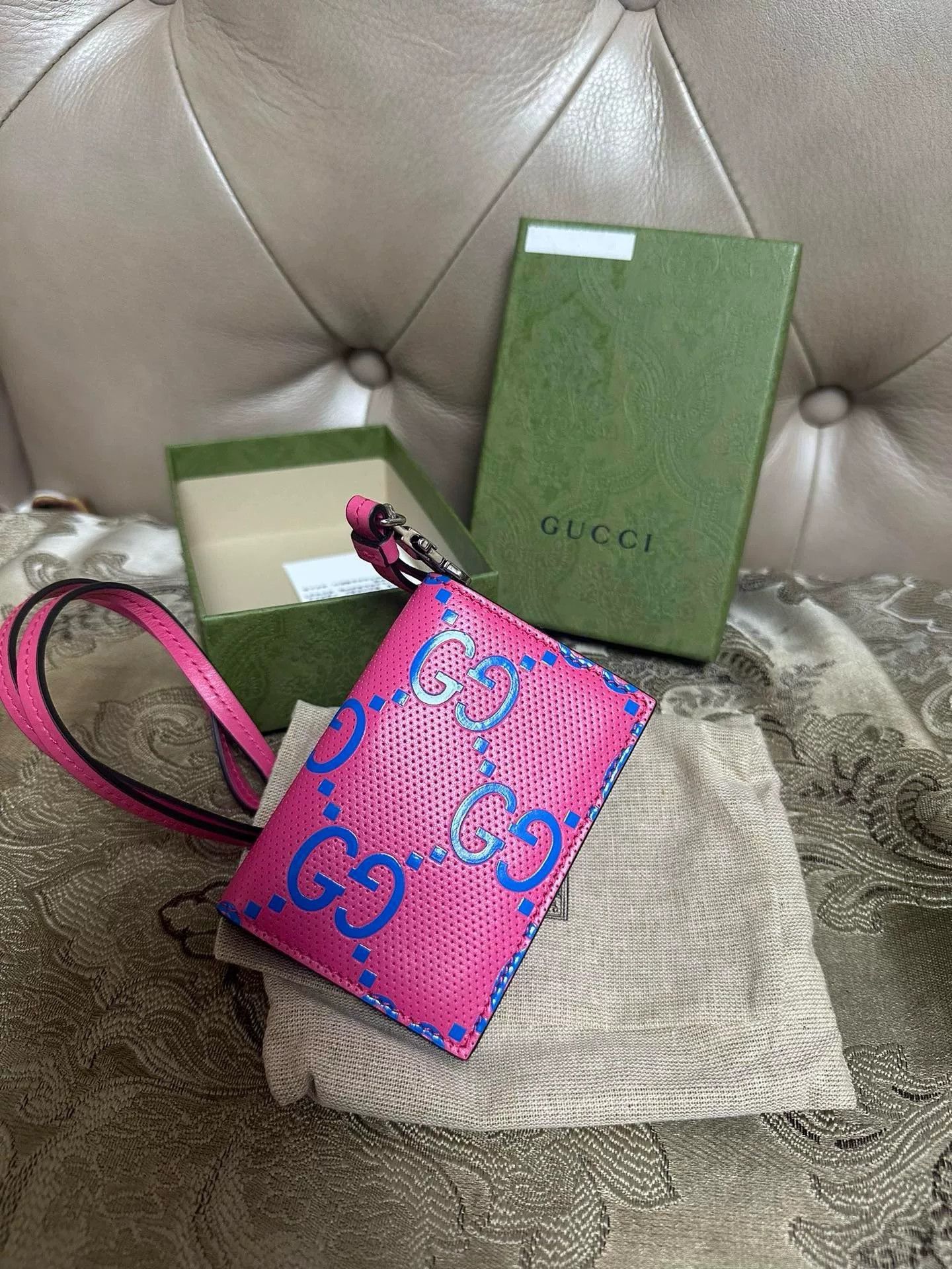 Gucci Gucci Logo Card Case Crossbody Bag Size ONE SIZE - 6 Thumbnail