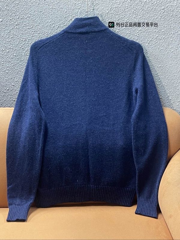 Loro Piana Loro Piana Men's Blue Double Zipper Knit Cardigan Size US M / EU 48-50 / 2 - 5 Thumbnail