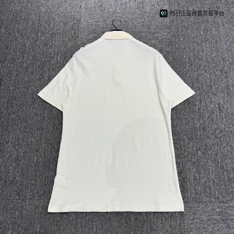 Loro Piana Loro Piana Classic Striped Unisex Polo Shirt Size US XXL / EU 58 / 5 - 4 Thumbnail