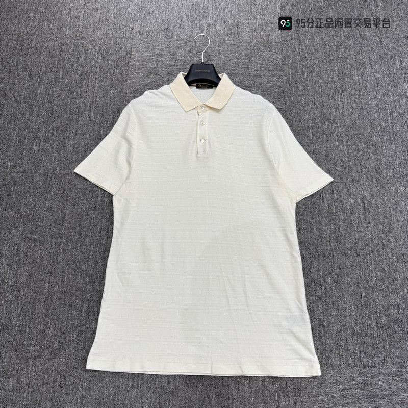 Loro Piana Loro Piana Classic Striped Unisex Polo Shirt Size US XXL / EU 58 / 5 - 5 Thumbnail