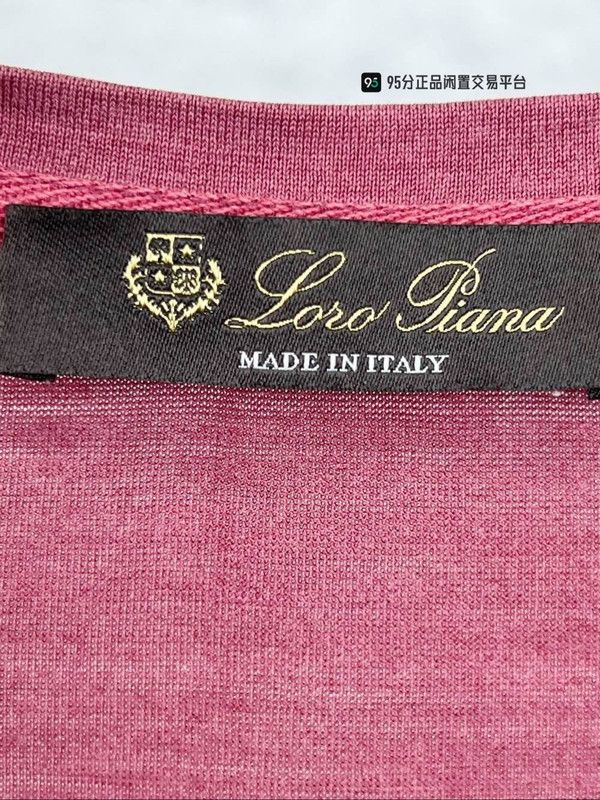 Loro Piana Loro Piana Solid Round Neck Casual Short-Sleeve T-Shirt Size US L / EU 52-54 / 3 - 2 Thumbnail