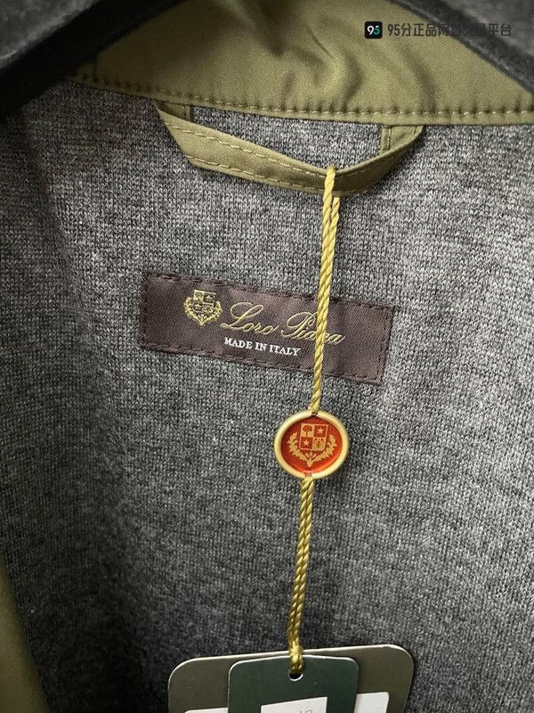 Loro Piana Loro Piana Men's Solid Stand Collar Zip Jacket Size US M / EU 48-50 / 2 - 3 Thumbnail
