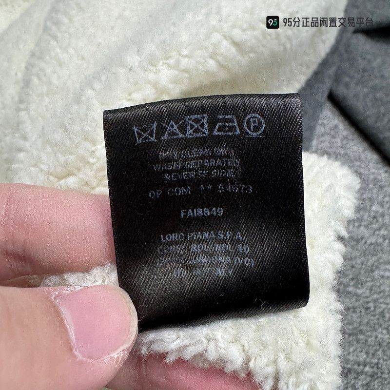Loro Piana Loro Piana Gray Wool Lapel Single-Breasted Coat Size US M / EU 48-50 / 2 - 5 Thumbnail