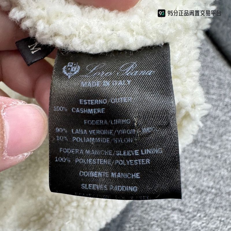 Loro Piana Loro Piana Gray Wool Lapel Single-Breasted Coat Size US M / EU 48-50 / 2 - 3 Thumbnail