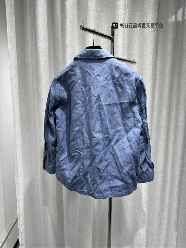 Loro Piana Loro Piana Men's Blue Single-Breasted Lapel Jacket Size US M / EU 48-50 / 2 - 4 Thumbnail