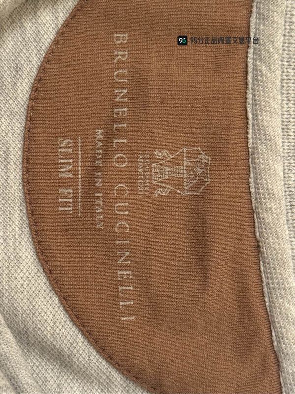 Brunello Cucinelli Brunello Cucinelli Unisex Light Gray Polo Shirt Size US XS / EU 42 / 0 - 5 Thumbnail