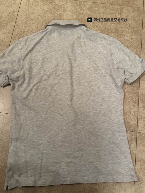 Brunello Cucinelli Brunello Cucinelli Unisex Light Gray Polo Shirt Size US XS / EU 42 / 0 - 2 Thumbnail