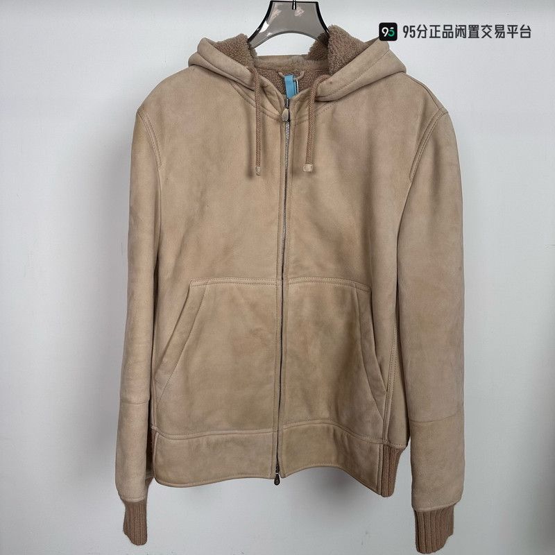 Brunello Cucinelli Brunello Cucinelli Wool Hooded Leather Jacket Unisex Size US XS / EU 42 / 0 - 4 Thumbnail