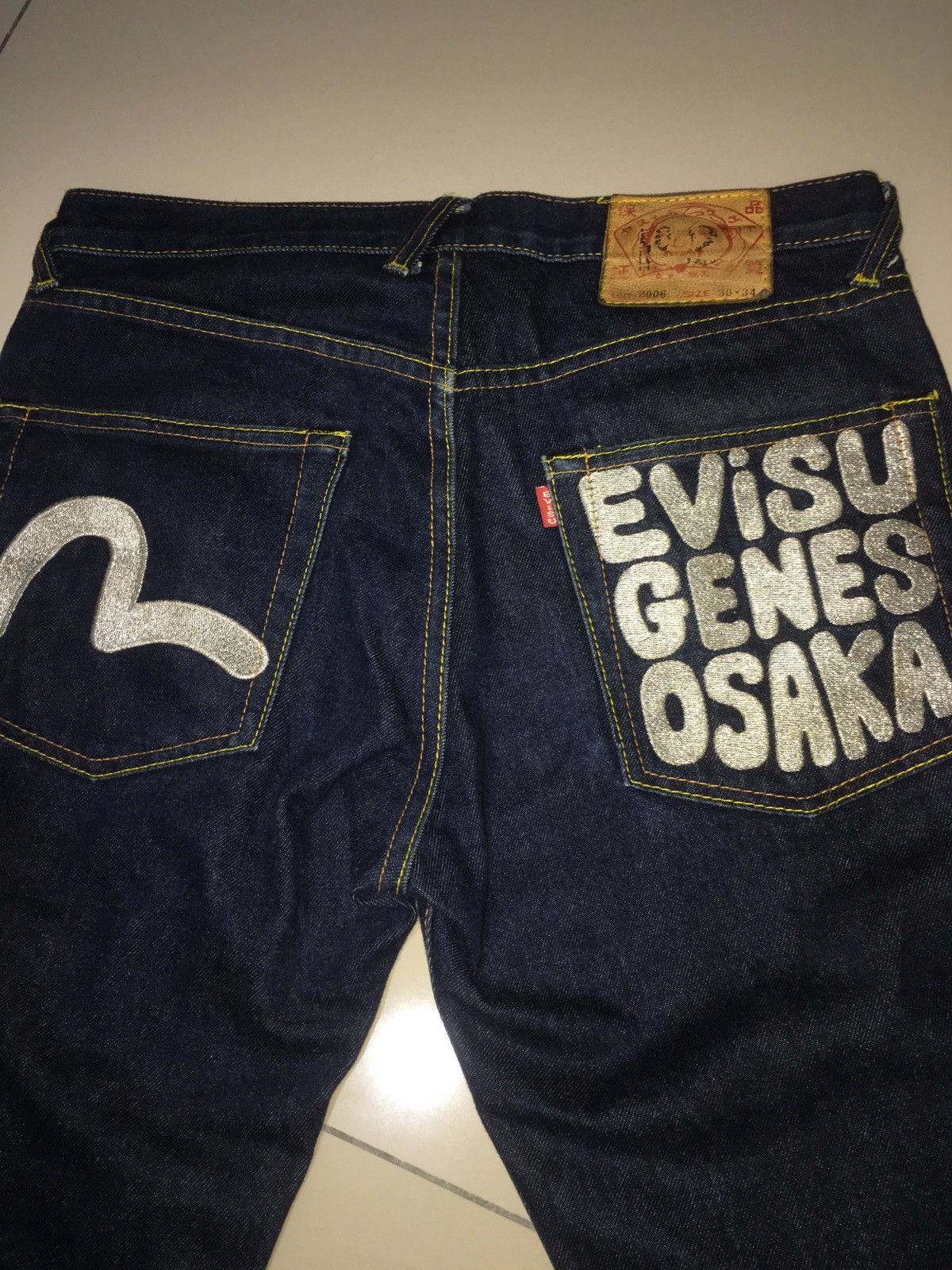 Evisu 🔥LAST DROP PRICE🔥Evisu Genes Osaka Denim Long Pants Size US 32 / EU 48 - 3 Thumbnail