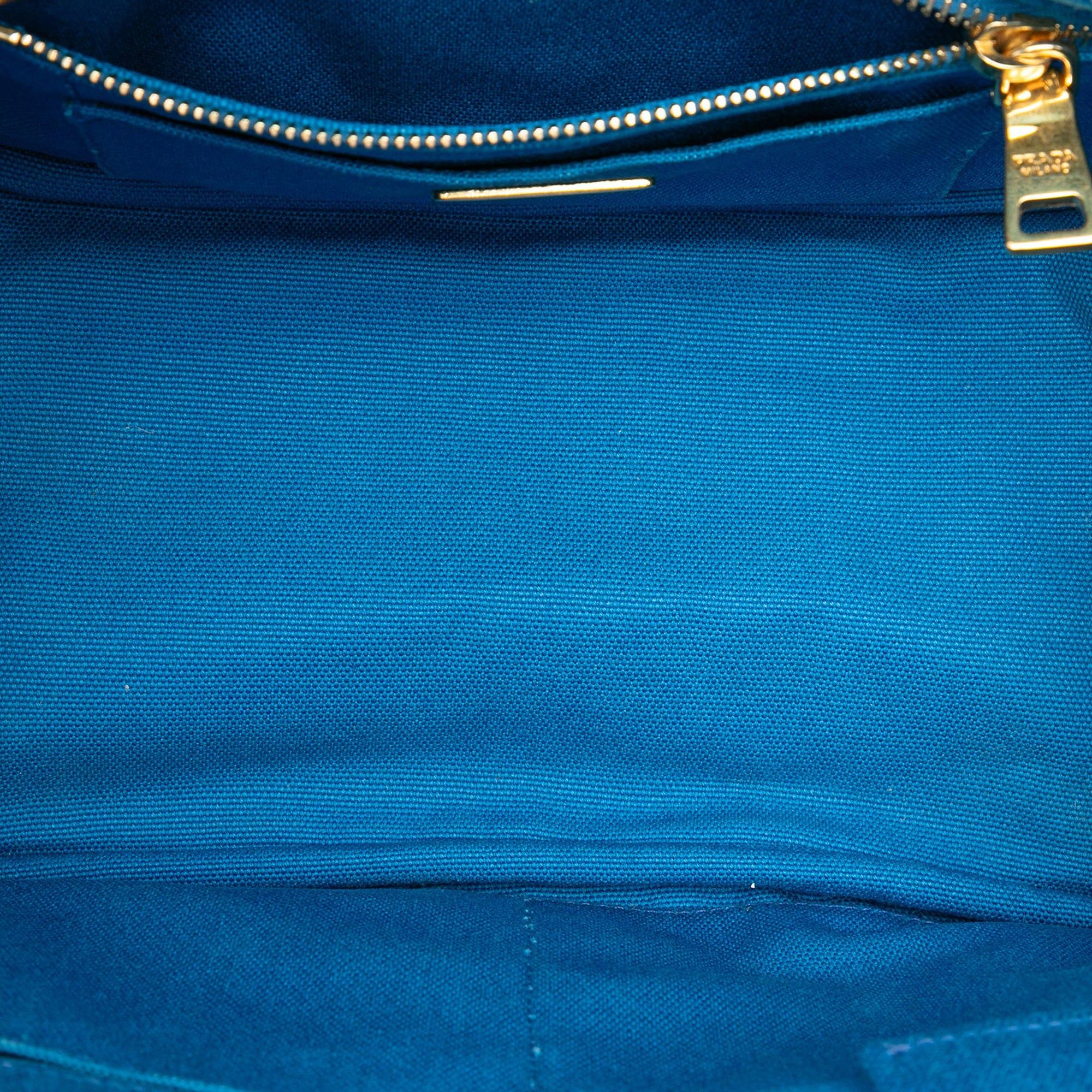Prada Small Canvas Canapa Logo Satchel Size ONE SIZE - 4 Thumbnail