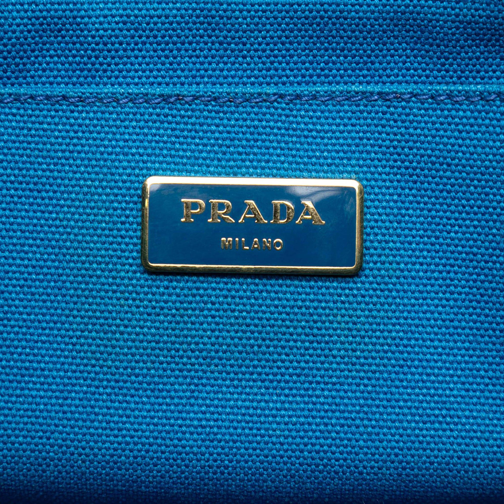 Prada Small Canvas Canapa Logo Satchel Size ONE SIZE - 5 Thumbnail