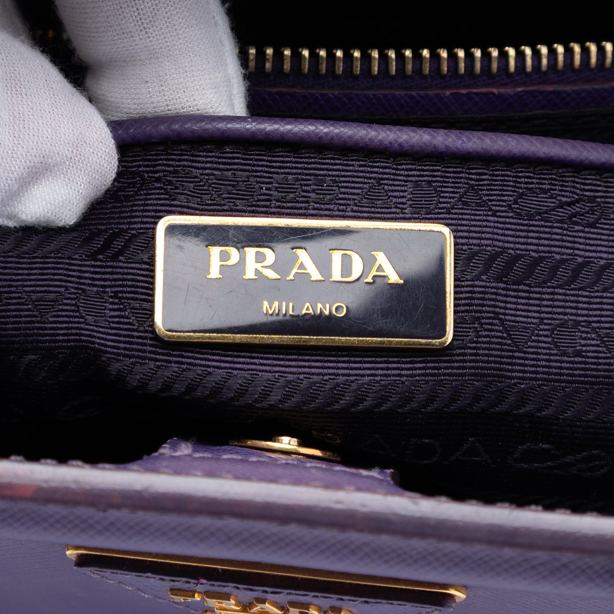 Prada Saffiano Lux Parabole Satchel Size ONE SIZE - 5 Thumbnail