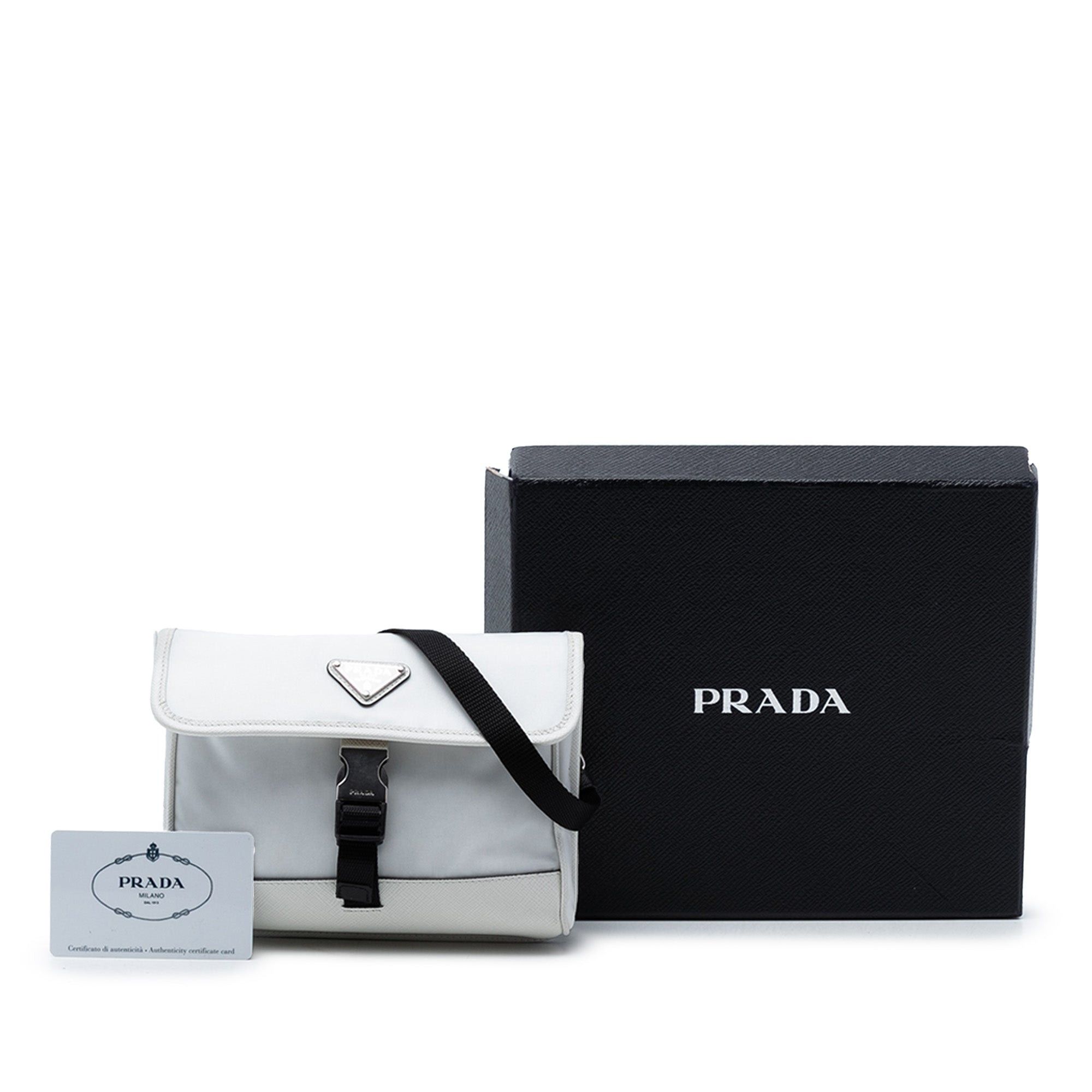 Prada Saffiano Trimmed Re Nylon Smartphone Case Size ONE SIZE - 7 Thumbnail