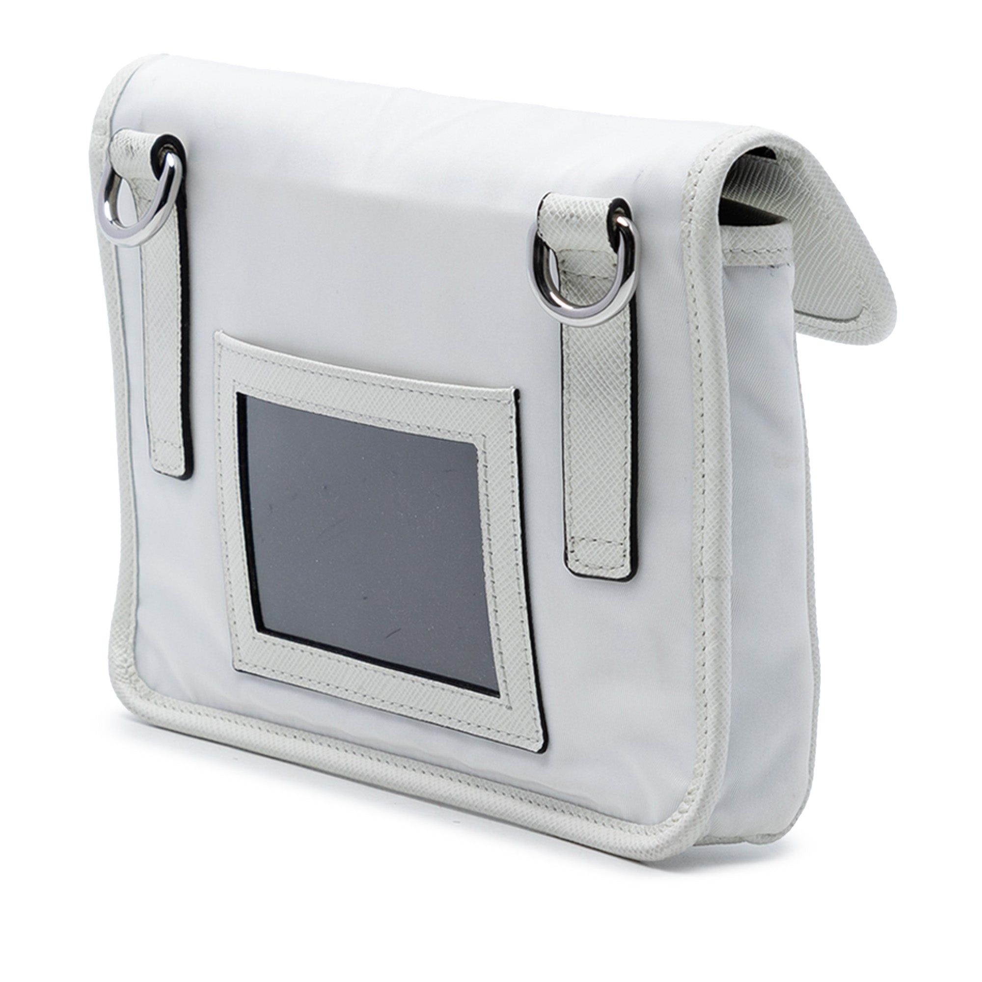 Prada Saffiano Trimmed Re Nylon Smartphone Case Size ONE SIZE - 2 Thumbnail