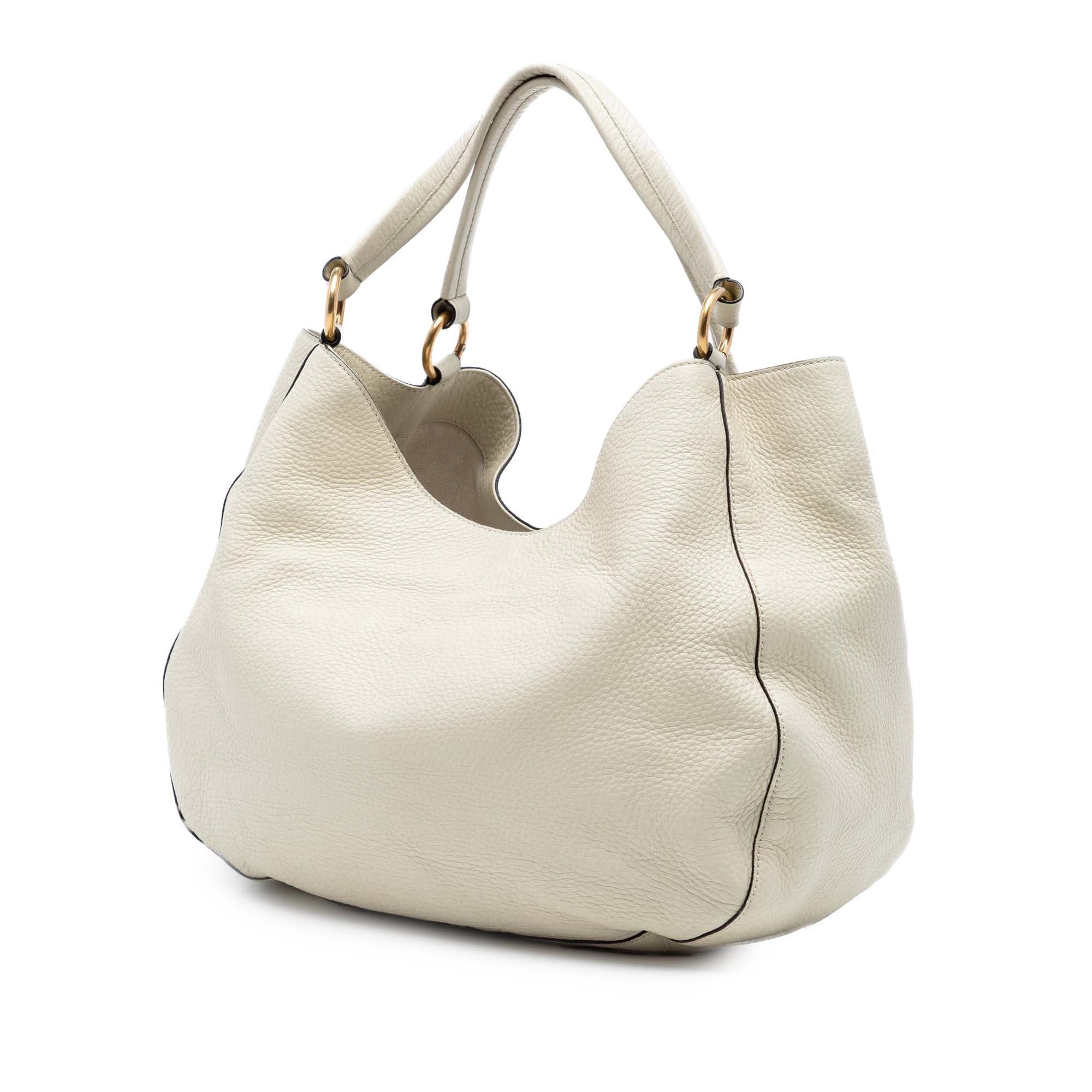 Gucci Medium Pebbled Calfskin Twill Tote Size ONE SIZE - 2 Thumbnail