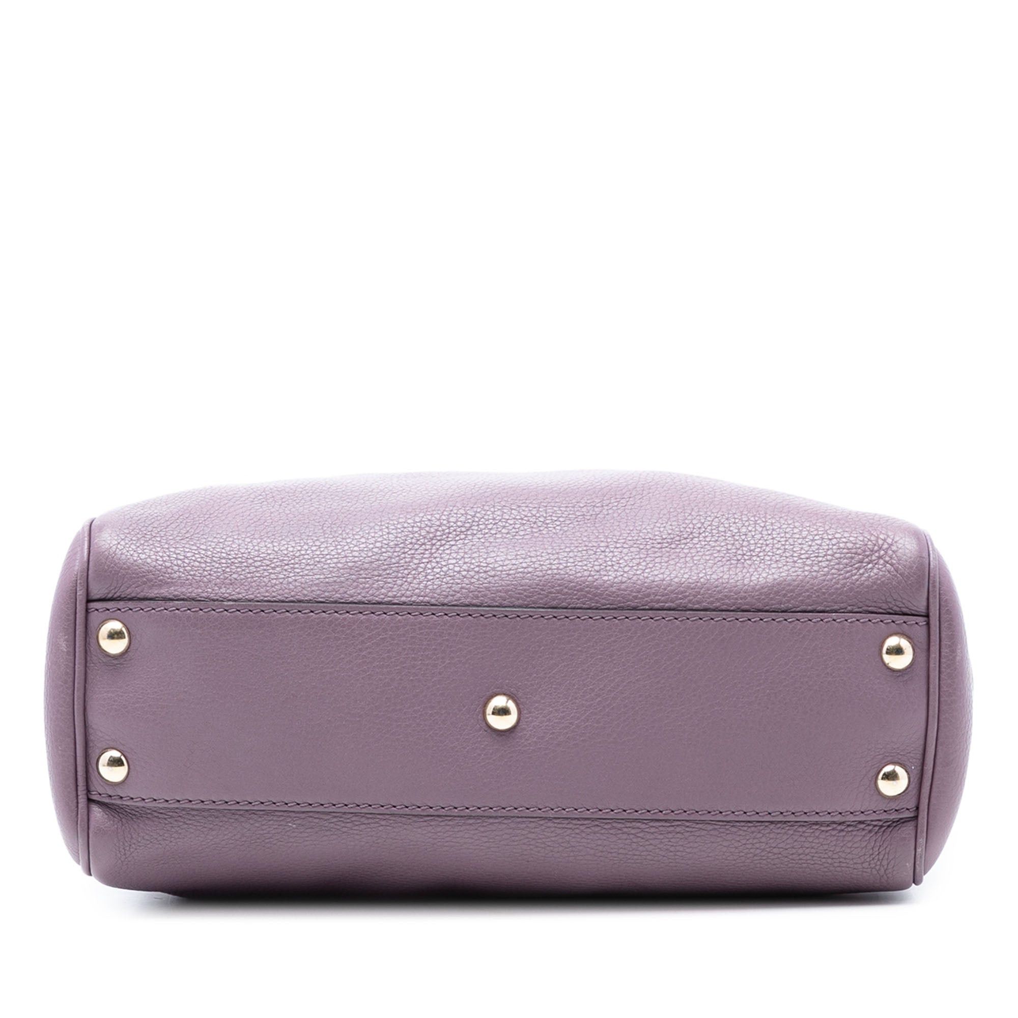 Gucci Small Calfskin Bamboo Shopper Satchel Size ONE SIZE - 3 Thumbnail