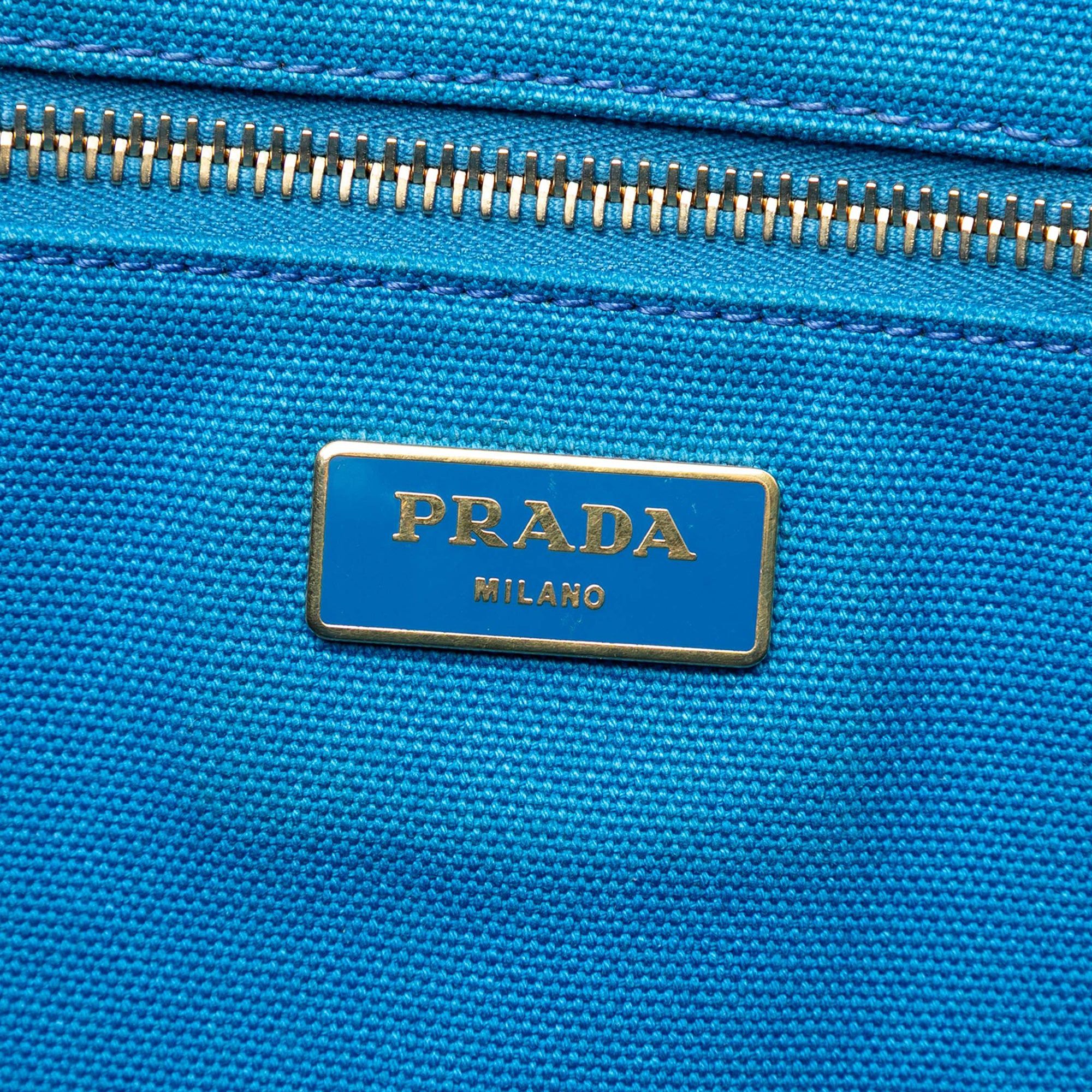 Prada Large Canvas Canapa Logo Satchel Size ONE SIZE - 5 Thumbnail