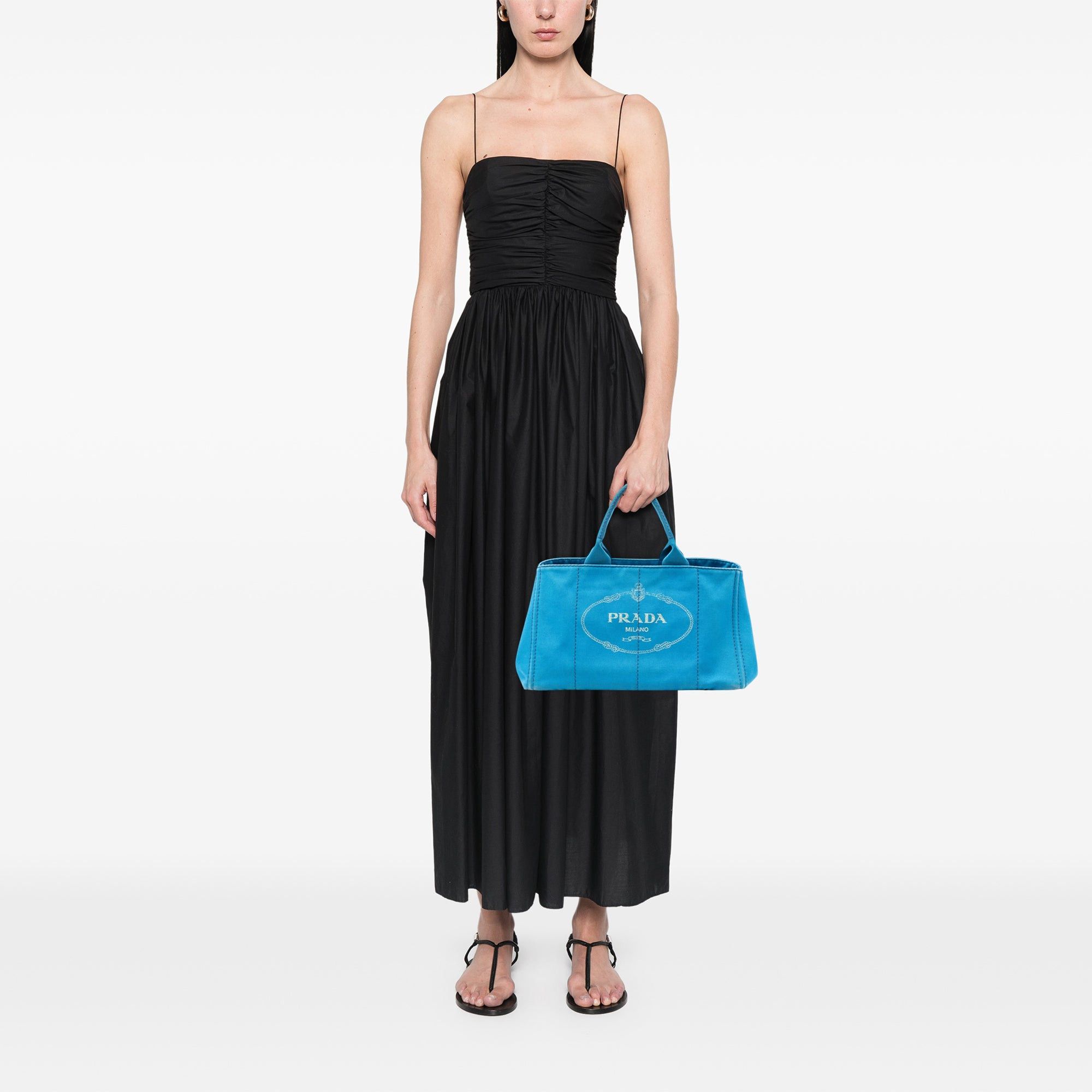 Prada Large Canvas Canapa Logo Satchel Size ONE SIZE - 6 Thumbnail