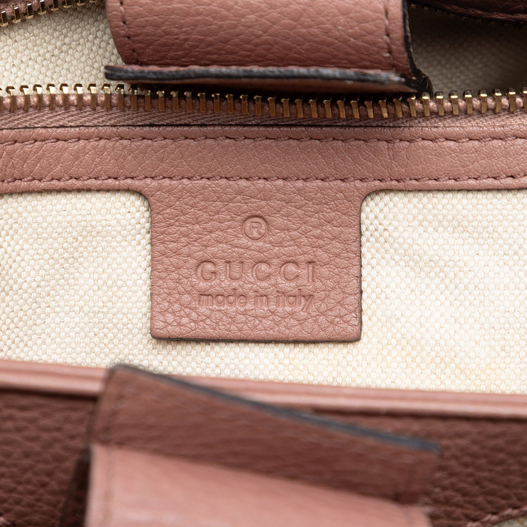 Gucci Small Calfskin Bamboo Shopper Satchel Size ONE SIZE - 5 Thumbnail