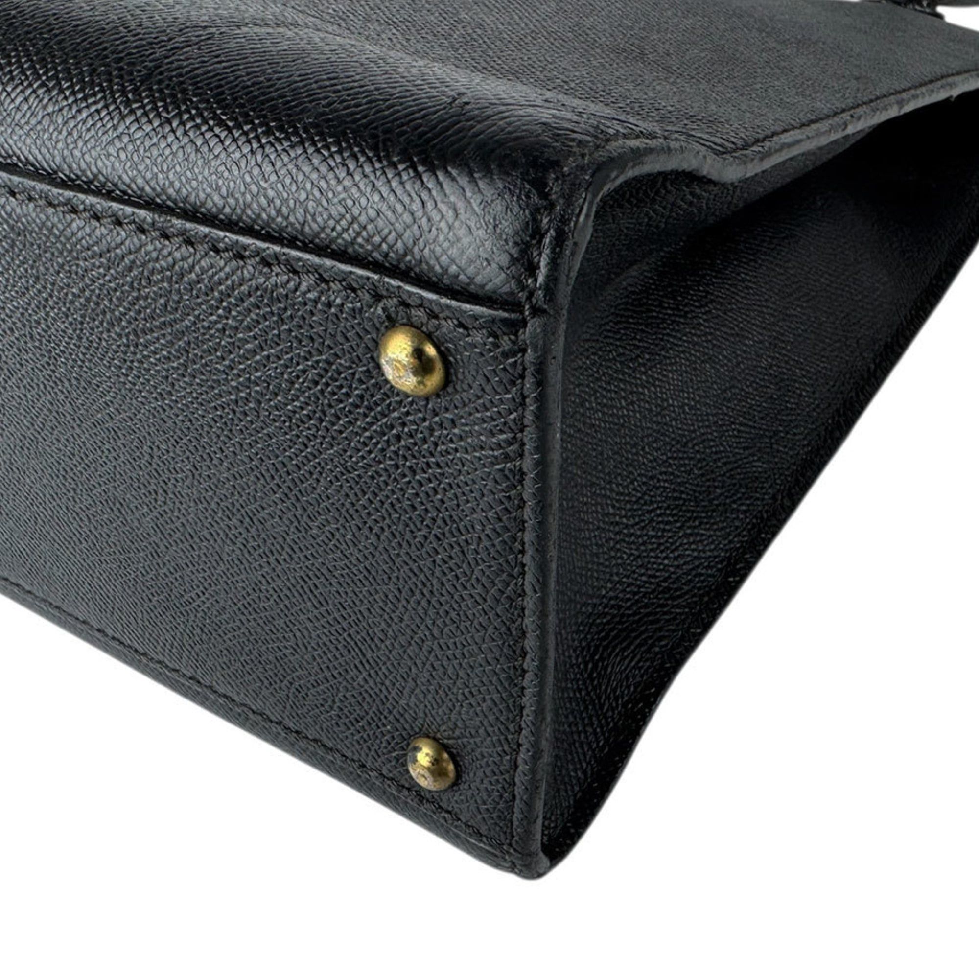 Chanel Chanel Shoulder Bag Leather Black Women's Free Shipping z9052 Size ONE SIZE - 9 Thumbnail