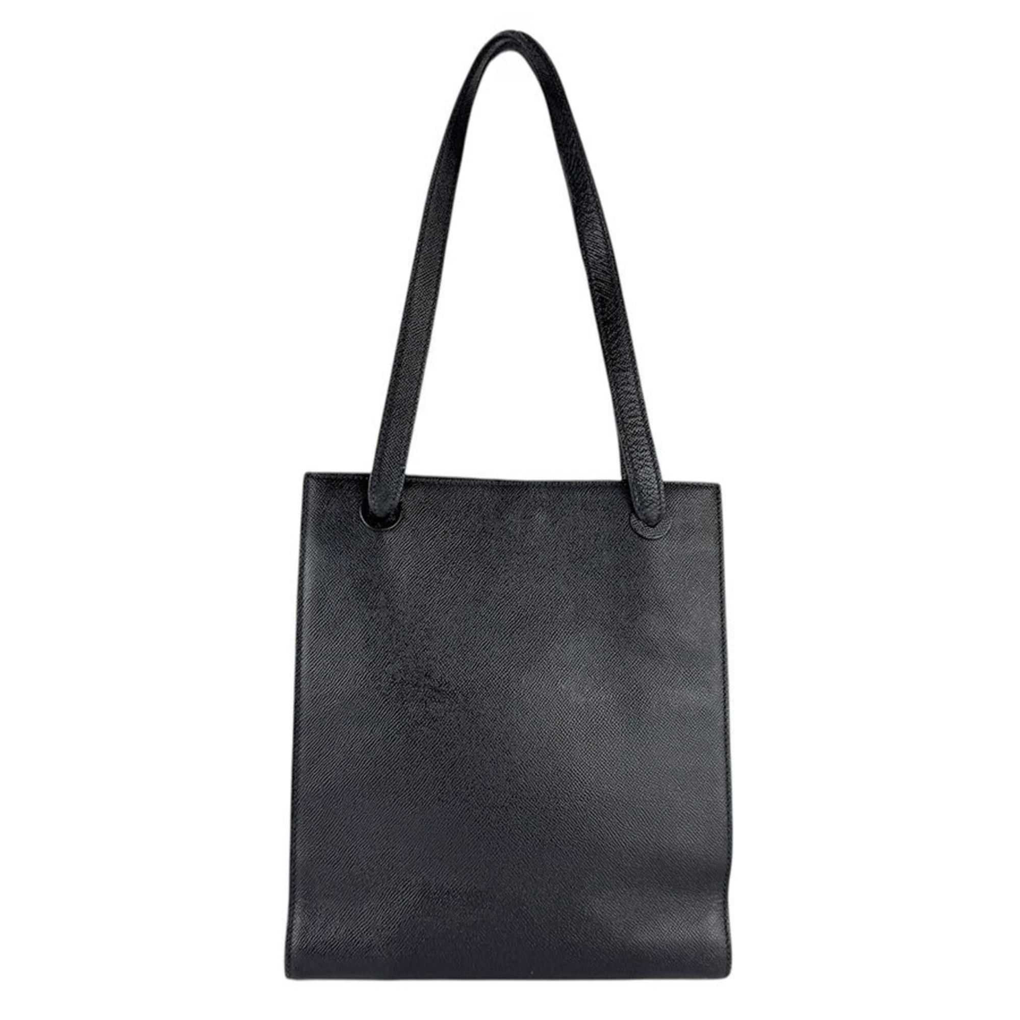 Chanel Chanel Shoulder Bag Leather Black Women's Free Shipping z9052 Size ONE SIZE - 3 Thumbnail