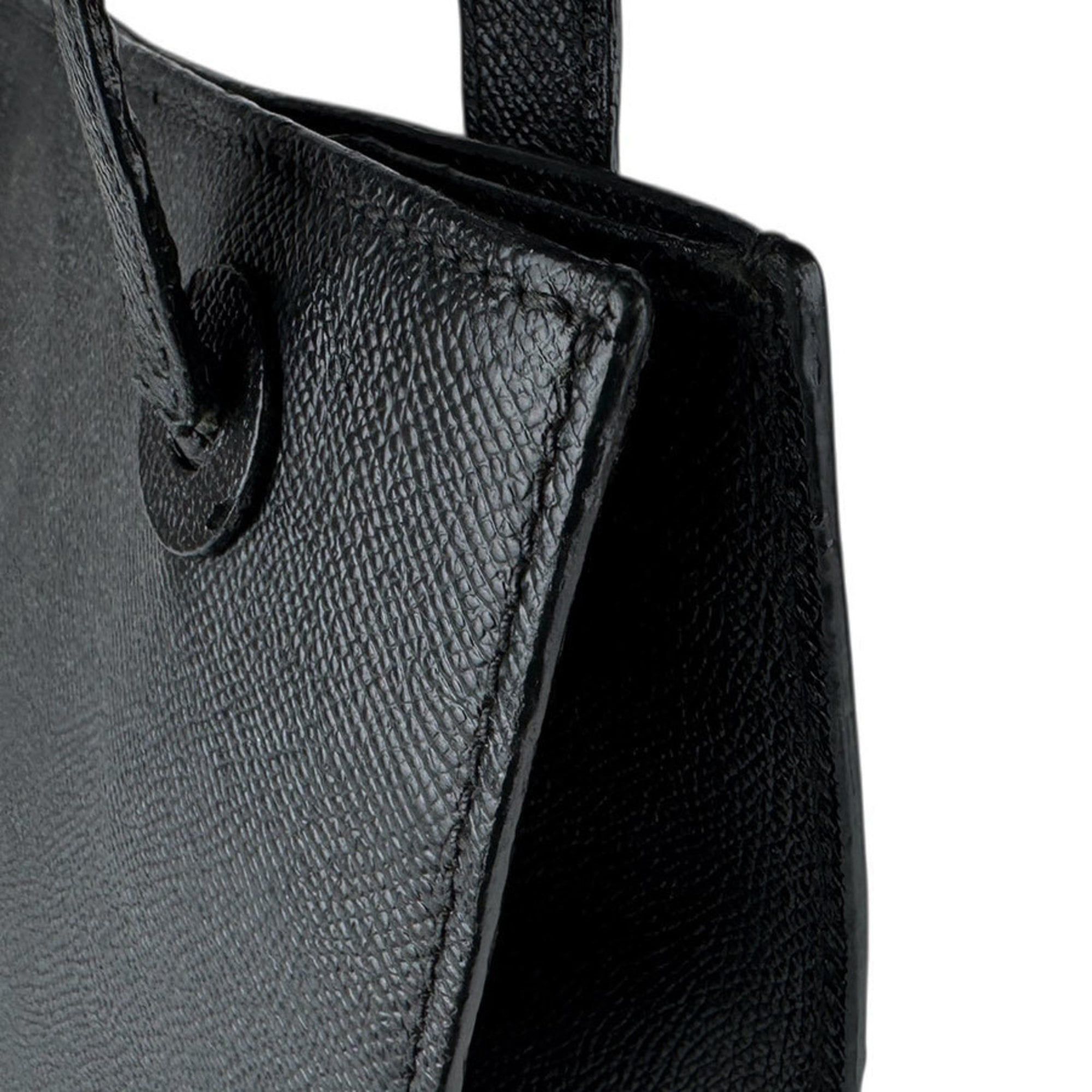 Chanel Chanel Shoulder Bag Leather Black Women's Free Shipping z9052 Size ONE SIZE - 7 Thumbnail