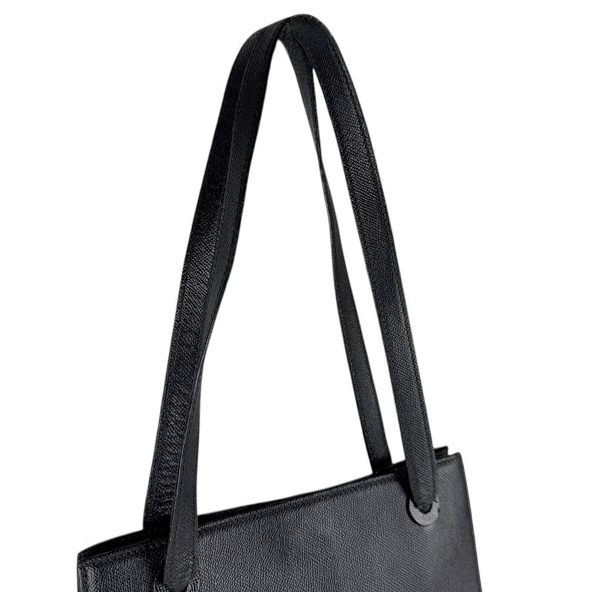 Chanel Chanel Shoulder Bag Leather Black Women's Free Shipping z9052 Size ONE SIZE - 10 Thumbnail
