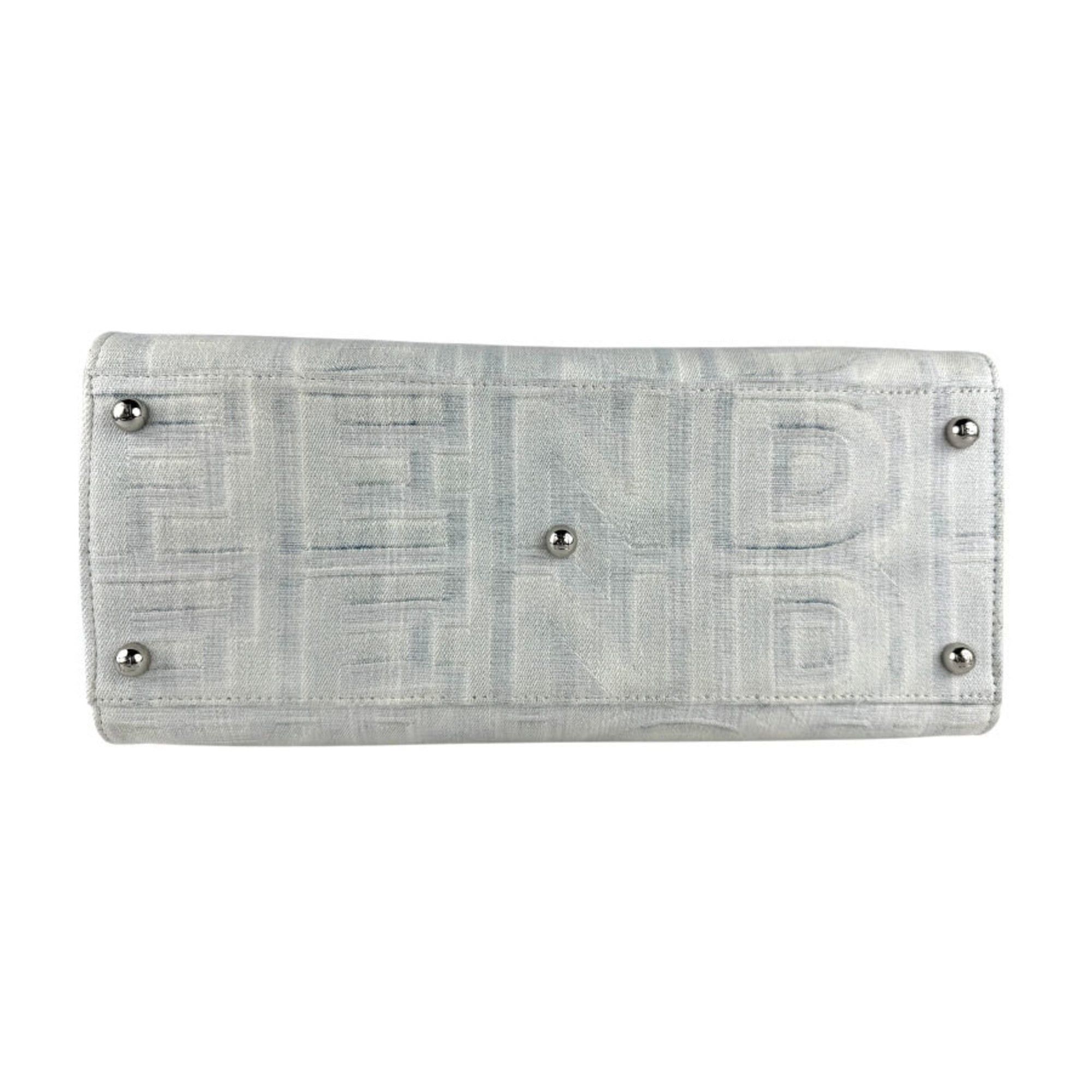 Fendi Fendi Handbag Shoulder Bag Marc Jacobs Collaboration Sunshine Medium Canvas Grey Men's Women's 8BH386-ANXX Free Shipping z9020 Size ONE SIZE - 4 Thumbnail