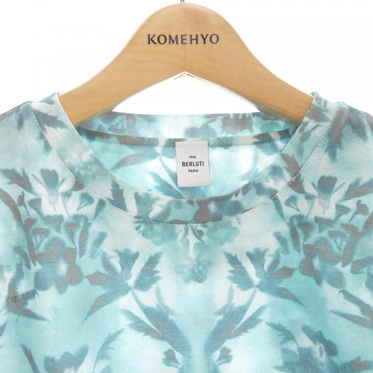 Berluti Berluti Berluti Cotton T Shirt Textile T-Shirts R24JRS99 DUTY FREE for USA Size ONE SIZE - 5 Thumbnail
