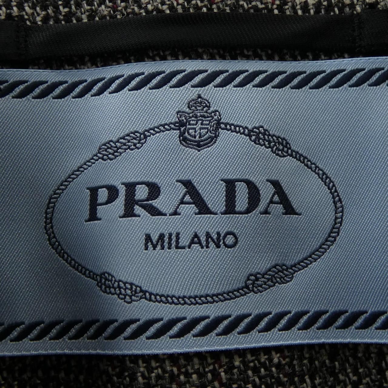 Prada Prada Prada Collarless Jacket Textile Outerwear P540I S202 1XA8 DUTY FREE for USA Size ONE SIZE - 4 Thumbnail