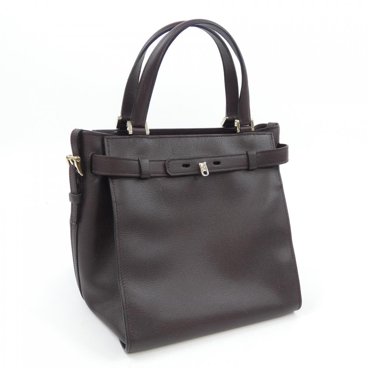 Valextra Valextra Valextra B Cube Soft Calfskin Bag Leather Handbag V5C67 DUTY FREE for USA Size ONE SIZE - 2 Thumbnail