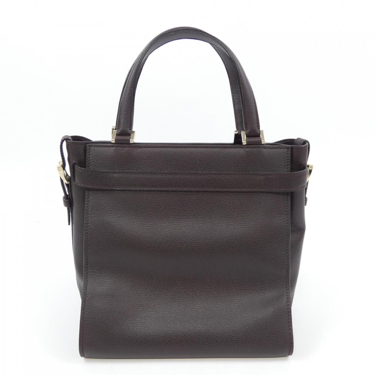 Valextra Valextra Valextra B Cube Soft Calfskin Bag Leather Handbag V5C67 DUTY FREE for USA Size ONE SIZE - 3 Thumbnail