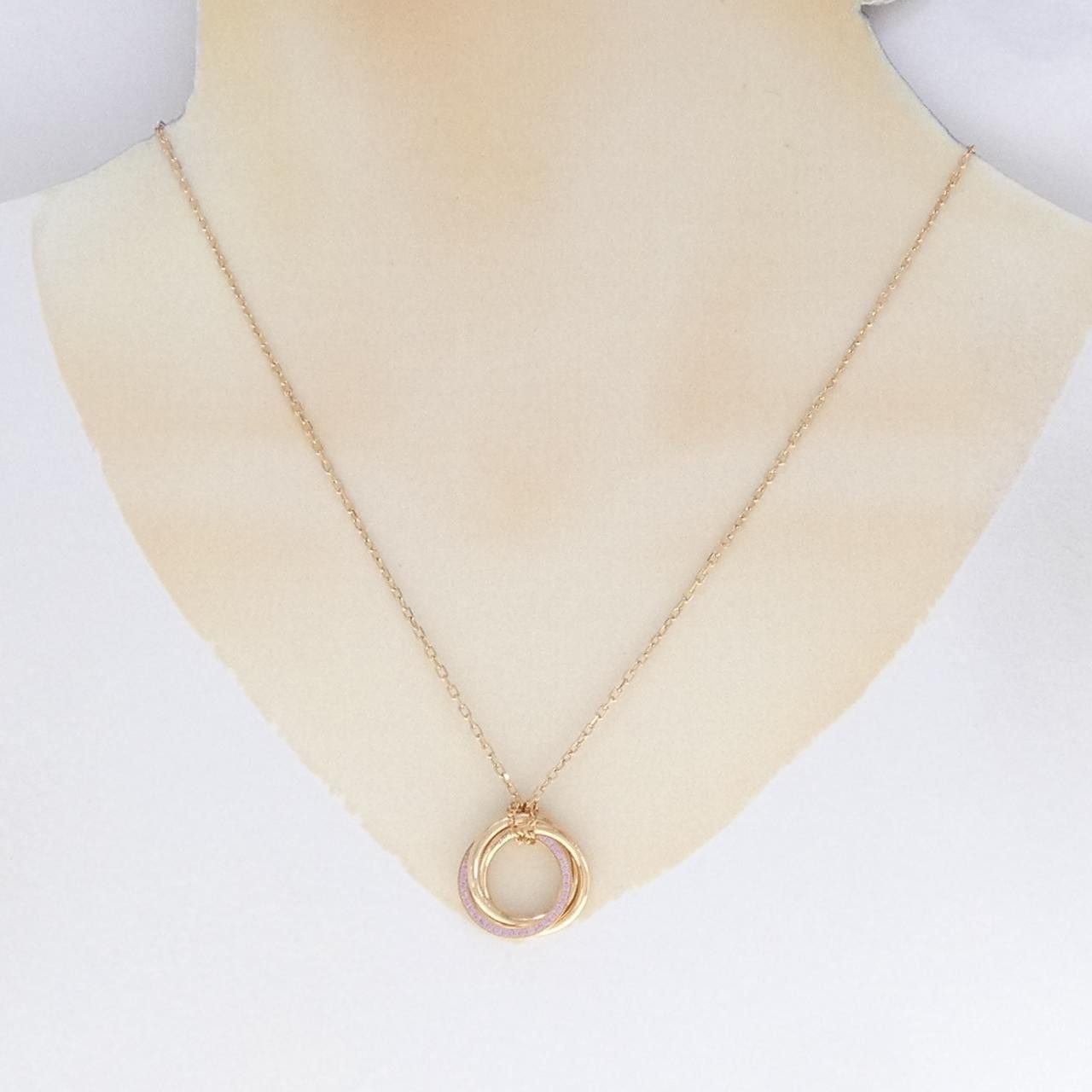 Cartier Cartier Cartier Trinity 750 Pink Gold Sapphire Necklace Precious Metal Necklace DUTY FREE for USA Size ONE SIZE - 6 Thumbnail