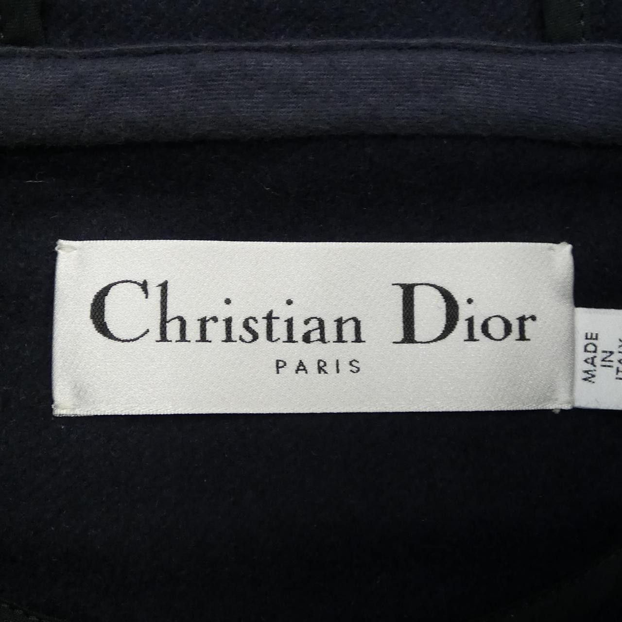 Dior Dior Christian Dior Wool Blend Poncho Textile Outerwear 057C19A1116 DUTY FREE for USA Size ONE SIZE - 4 Thumbnail