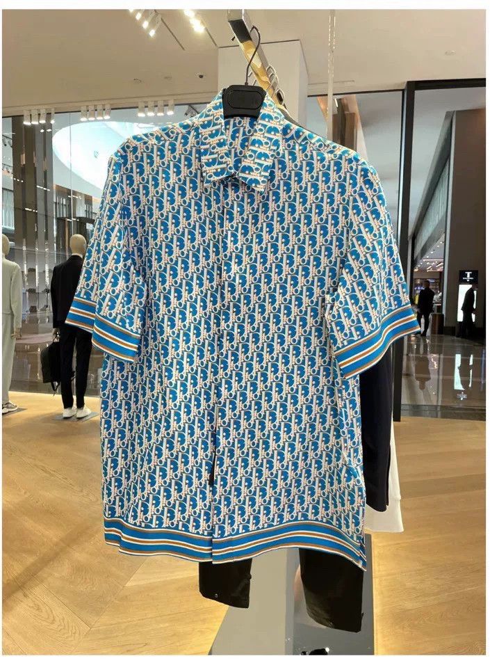 Dior Dior Classic Monogram Series Shirt Size US XS / EU 42 / 0 - 3 Thumbnail