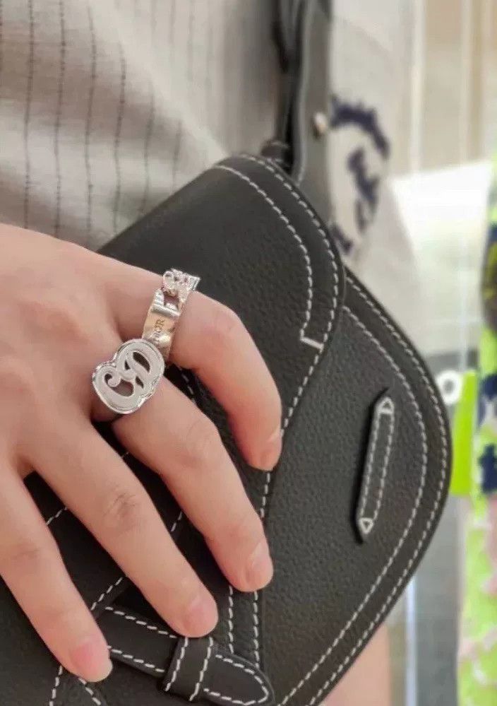 Dior Dior Men's CD Logo Ring Size ONE SIZE - 8 Thumbnail