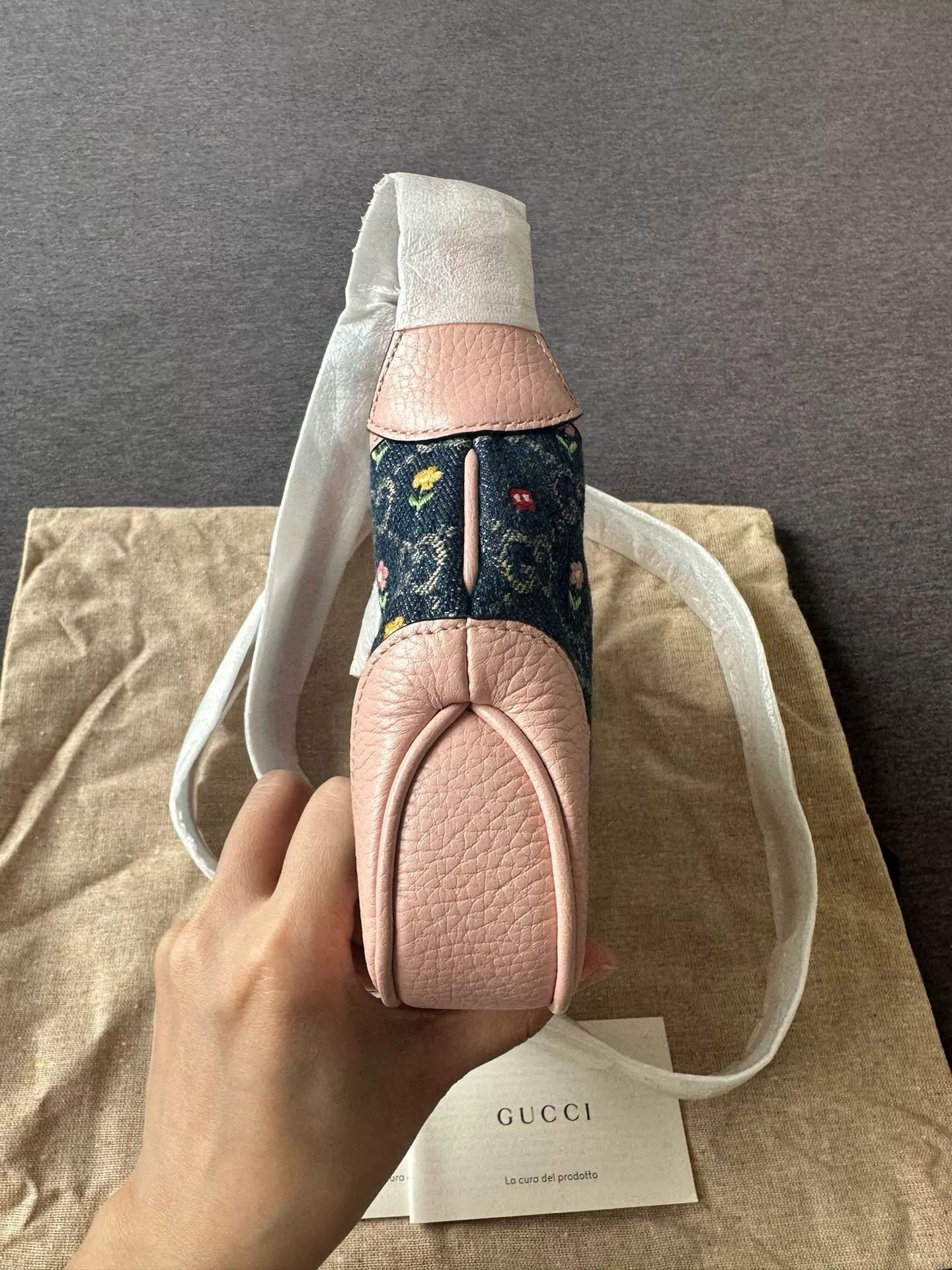 Gucci Gucci Limited 1961 Jackie Blue Pink Size ONE SIZE - 3 Thumbnail