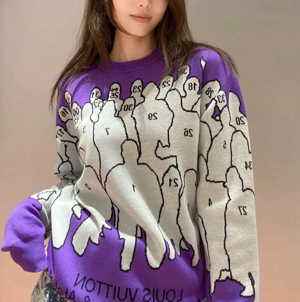 Louis Vuitton LV Logo Knit Sweater Size US M / EU 48-50 / 2 - 7 Thumbnail