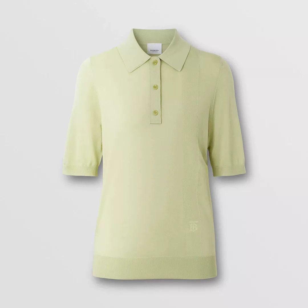 Burberry Burberry TB Logo Wool Polo Size S / US 4 / IT 40 - 5 Thumbnail