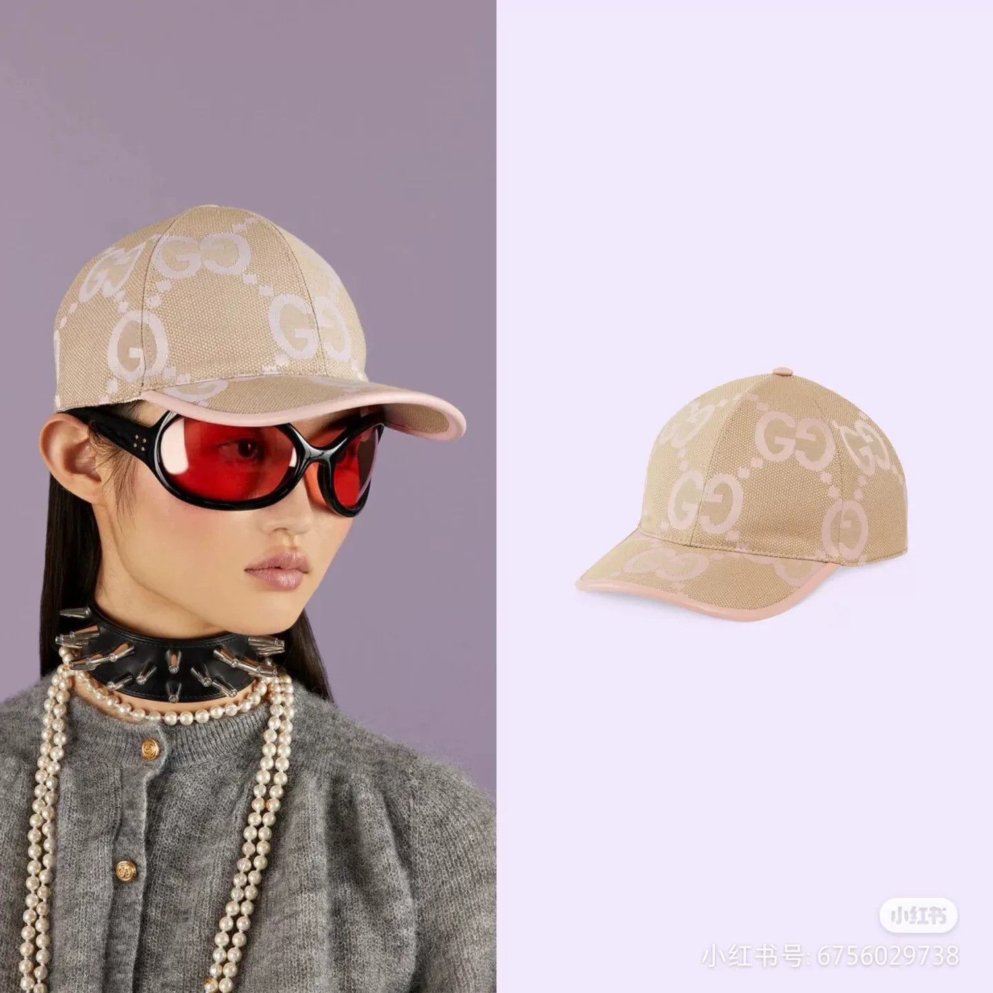 Gucci Gucci GG Pattern Baseball Cap Size ONE SIZE - 6 Thumbnail