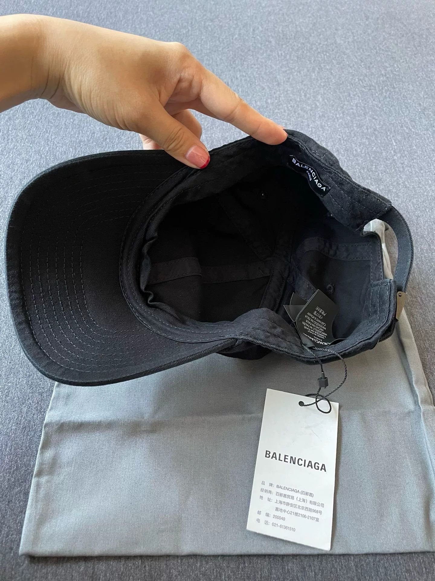 Balenciaga Balenciaga Embroidered Logo Baseball Cap Size ONE SIZE - 5 Thumbnail