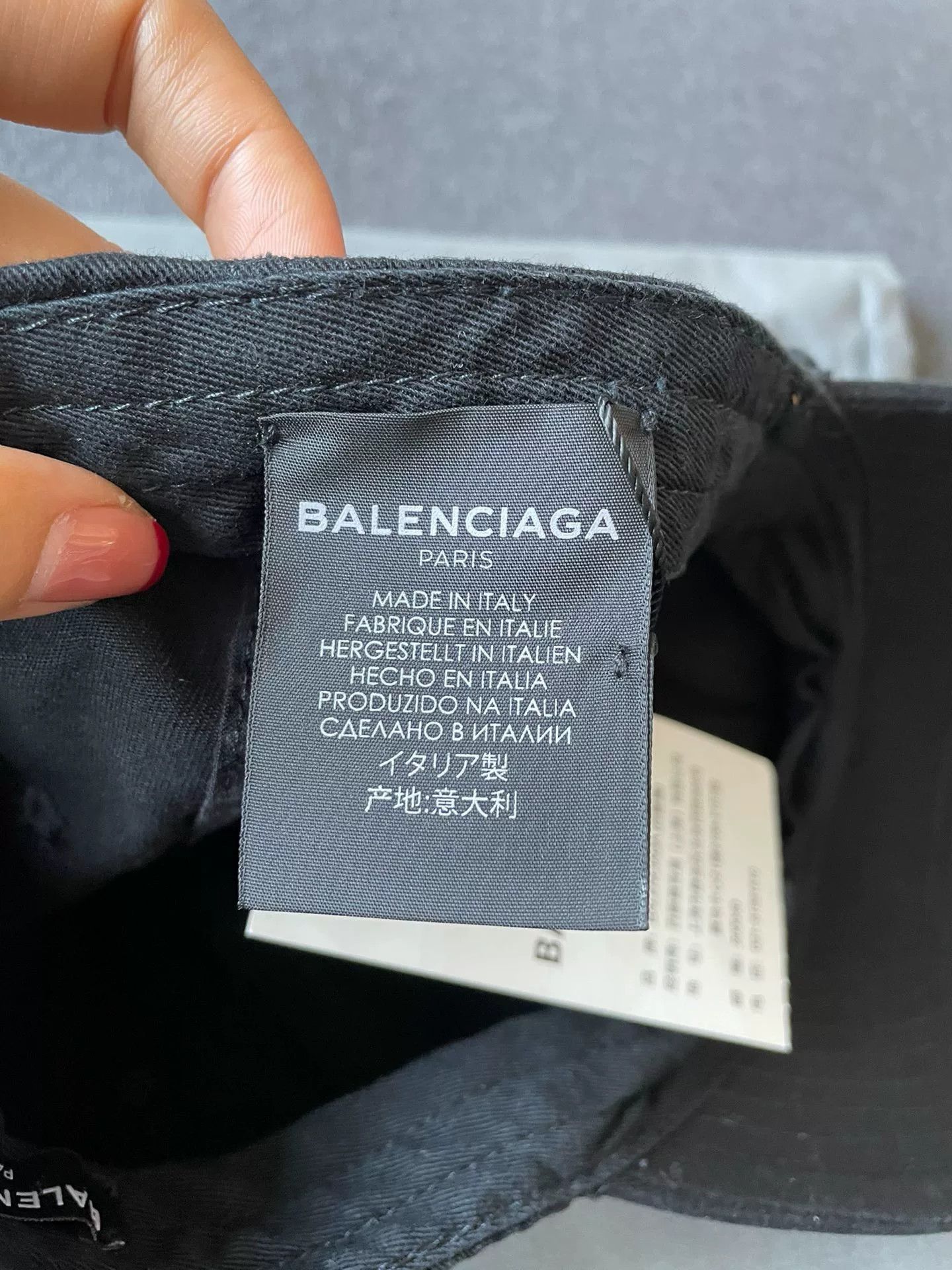Balenciaga Balenciaga Embroidered Logo Baseball Cap Size ONE SIZE - 6 Thumbnail