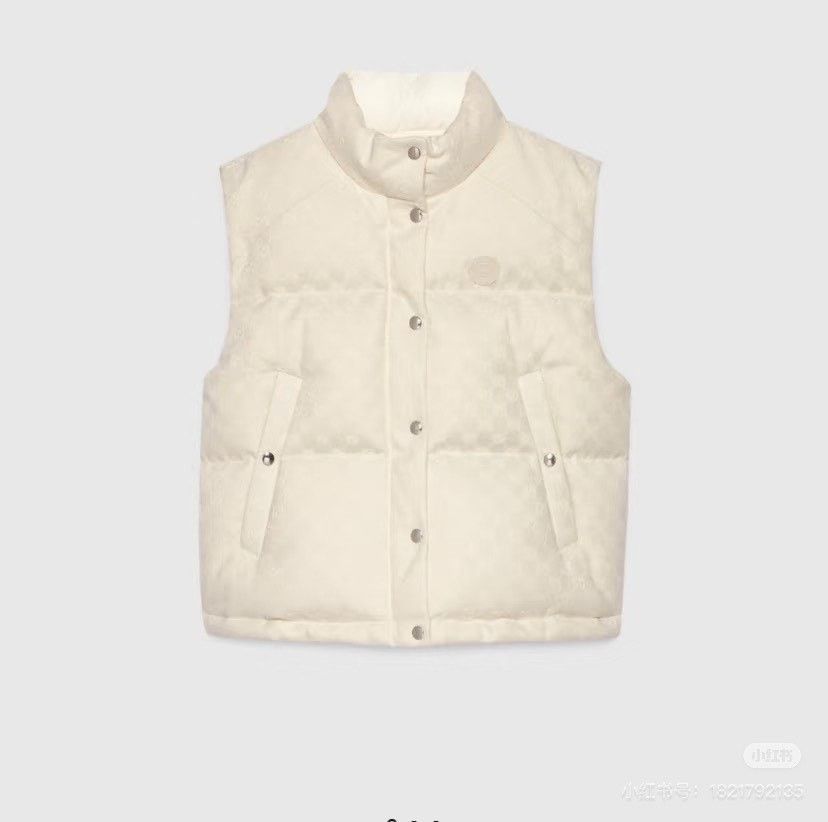 Gucci Gucci Women's Logo Thick Down Vest Size L / US 10 / IT 46 - 6 Thumbnail