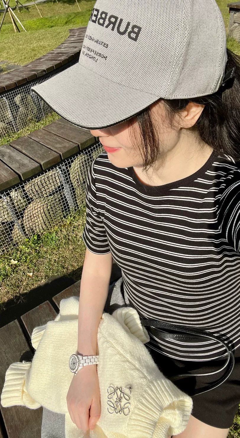 Burberry Burberry Classic Black Logo Baseball Cap Size ONE SIZE - 8 Thumbnail